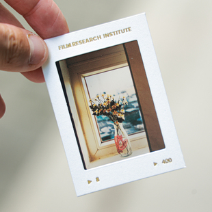 菲林研究所拍立得款可定制胶片书签反转片投影胶片光影片 送卡套