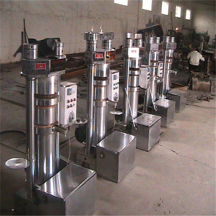 小型全自动立式液压香l油机核桃大豆油坊冷榨两用商用液压榨油机