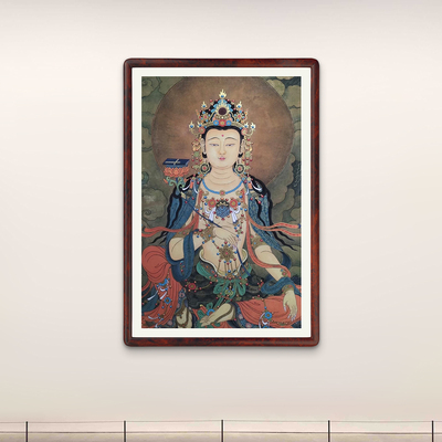 法海寺大行普贤新中式玄关挂画