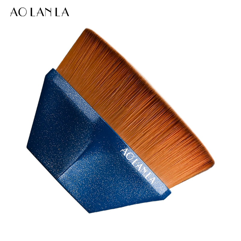 aolanla炫蓝55号魔术扁头粉底刷