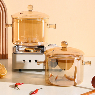 耐高温玻璃碗明火电陶炉加热家用蒸煮大容量微波炉专用耐热汤碗