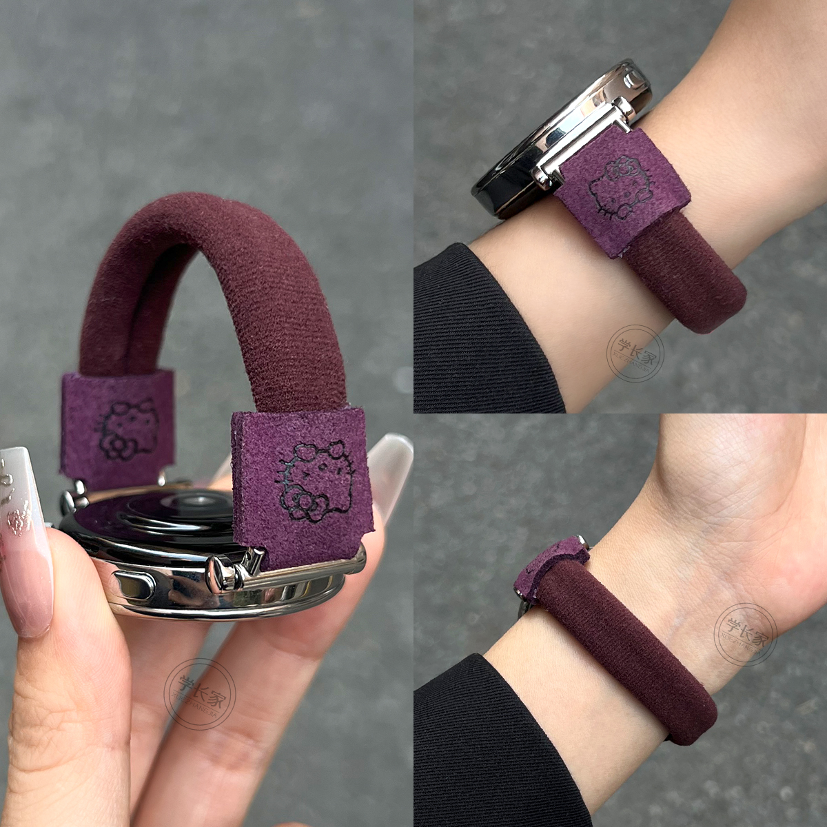 学长家适用于华为GT创意皮筋表带