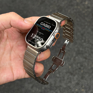 适用小米手环9pro手表带链金属8por手腕带男生watch5红米6手表链redmiwatch4钢带夏季智能运动高级感九代男款