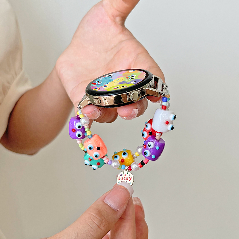 适用华为gt3新款小怪兽手链表带