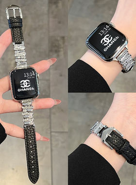 适用华为watch fit4手表带真皮系列智能运动watchfit3表链新款4pro女款专用手环腕带高级感腕表3时装秋冬手带