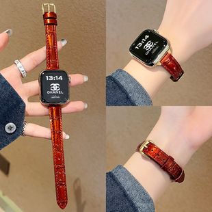 真皮智能手表vivowatch5腕带秋冬天女款 gt新款 iqoowatch3女士 watch 适用vivowatchgt2手表带高颜值女生vivo