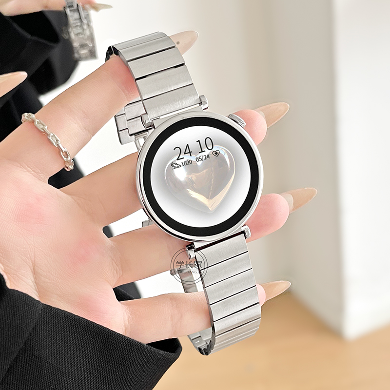 学长家高级感金属一株蝴蝶扣钢带