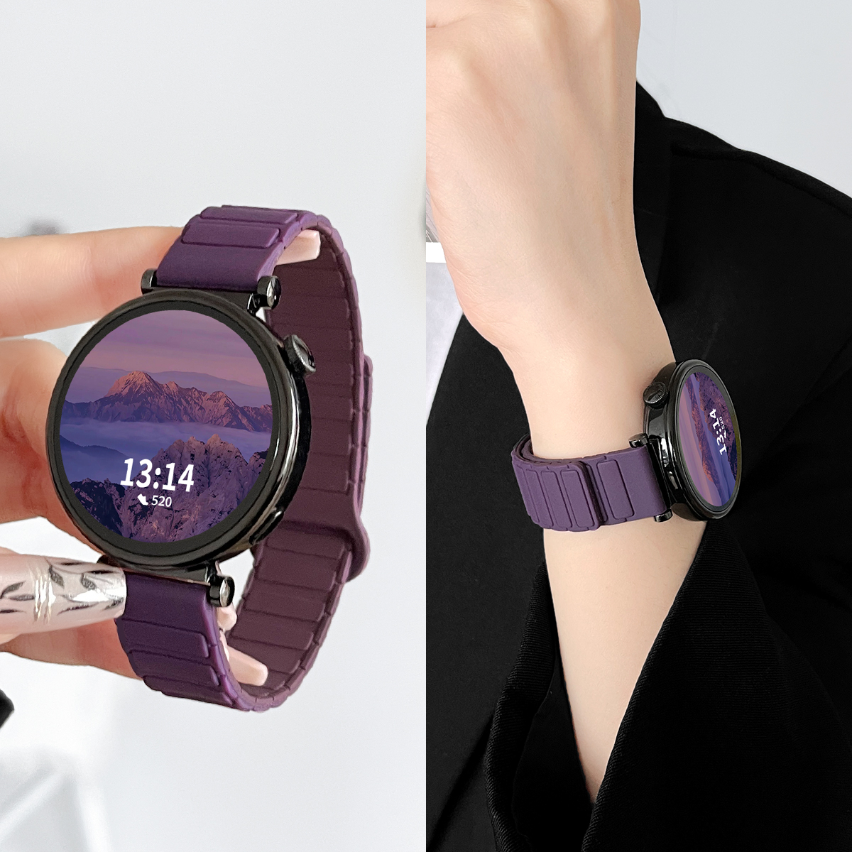 学长家乌梅子酱创意硅胶磁吸表带