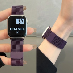 手环腕带女款 手带 fit4手表带金属磁吸4pro智能手表链watchfit3系列专用高级感2代女士新款 适用华为watch