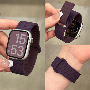 专用 硅胶磁吸系列4pro秋冬watchfit3腕表带高级感2手带精致智能运动1表链女款 适用华为watch fit4手表带新款