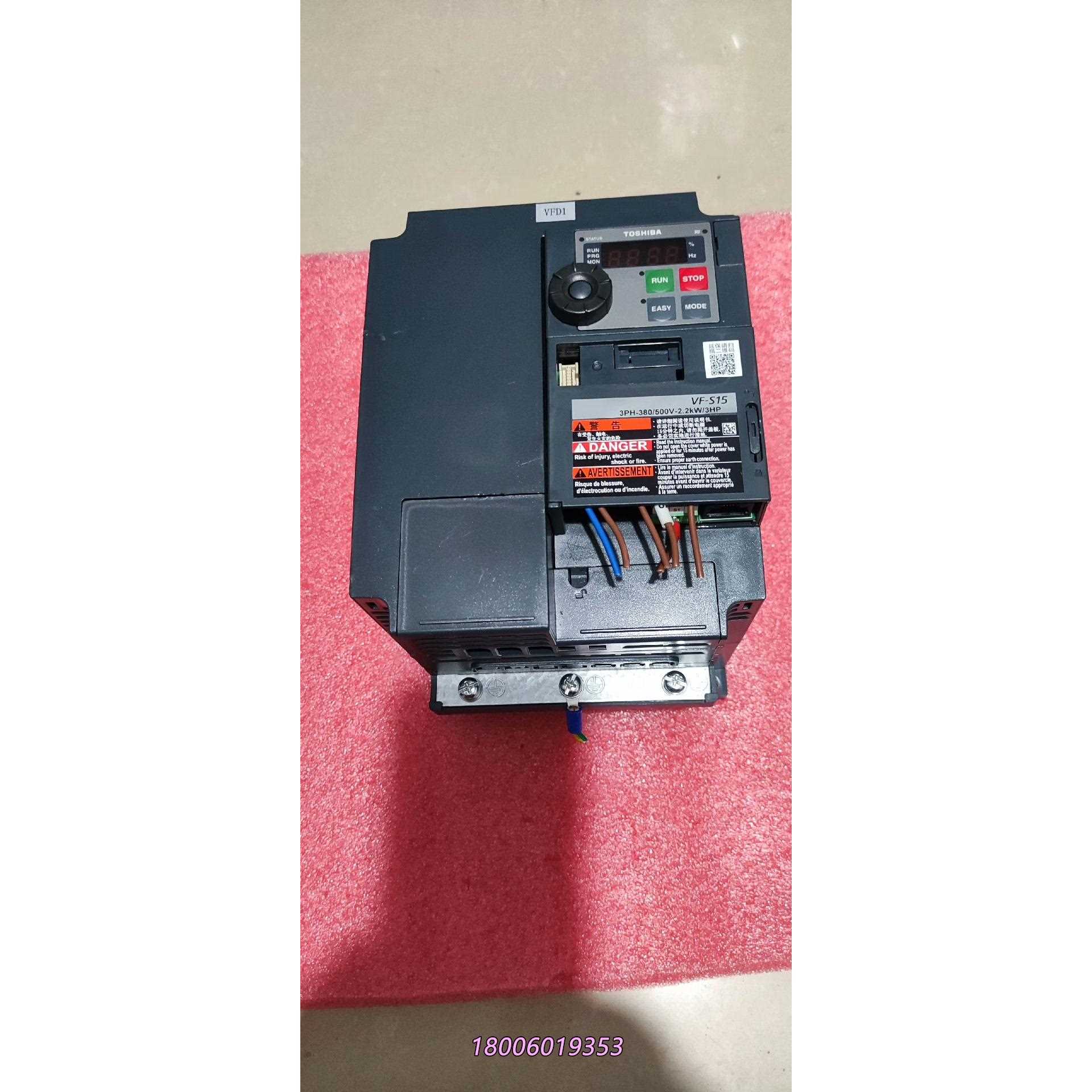 拆机东芝变频器 VFS15-4022PL1- CH 2议价