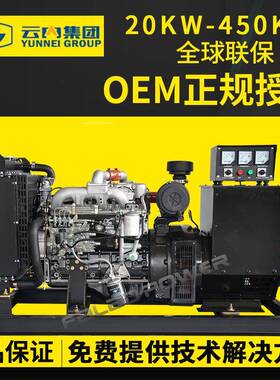 柴油发电机云内200kw300kw400kw矿山应急备用纯铜无刷发电机组