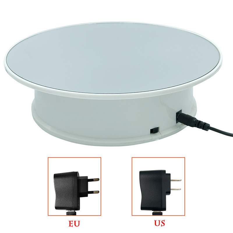 电动转盘旋转展示台摄影小珠宝直