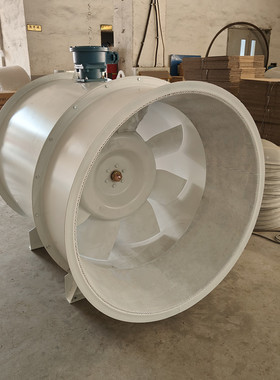 防爆混流风机 B型加压型混流风机 HL3-2A-8A 18.5KW 带消声段