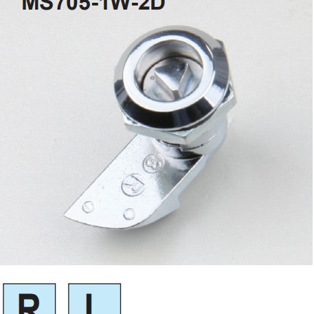 工业柜门锁圆柱锁回转直角锁自动