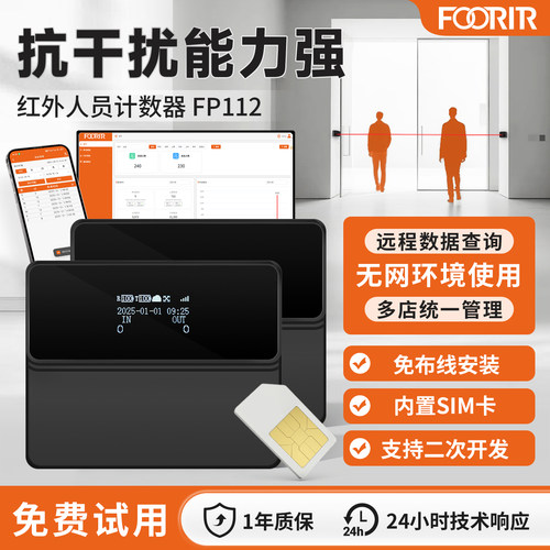 商场流量计数器自动感应