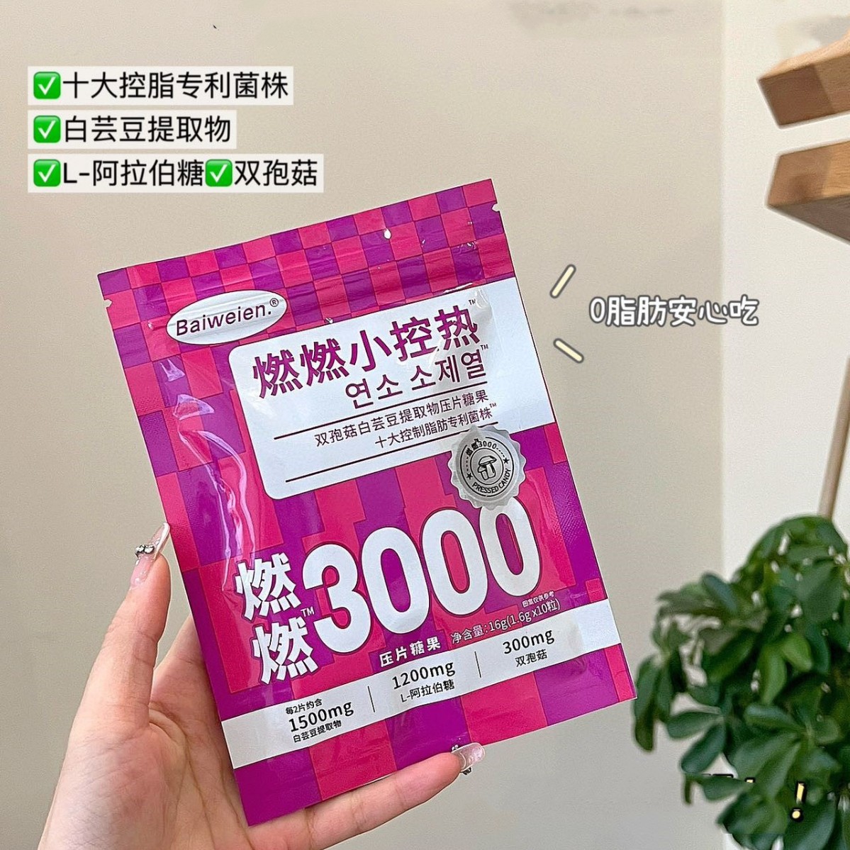 Baiweien双孢菇白芸豆提取物