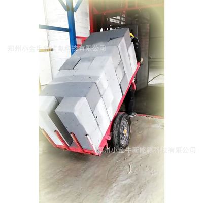 整体后桥东岳全新轮胎卸货快捷电动拉砖车 工地楼层拉砖手推车