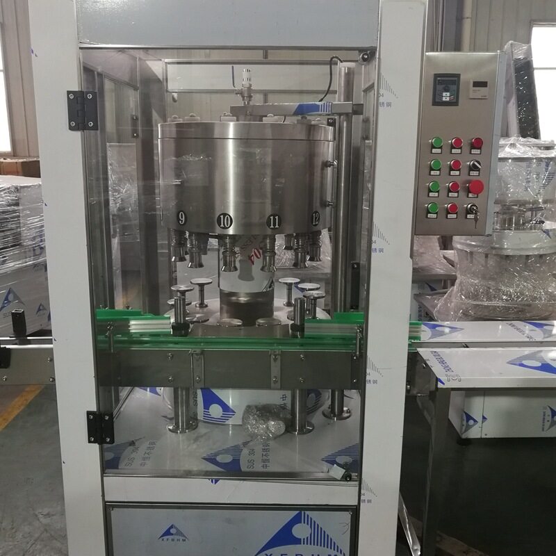 回转式白酒灌装机酒水饮料玻璃瓶定量灌装机自动葡萄酒灌装机