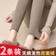 打底棉线裤 女士内搭无痕薄羊毛发热保暖大码 2025新款 德绒高腰秋裤