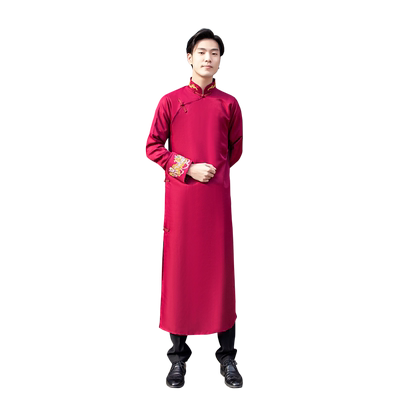中式伴郎服兄弟团装礼服迎亲搞笑