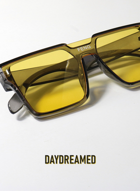 UV400方形高街风格未来感潮墨镜