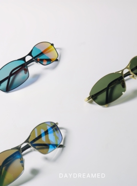 经典造型复古太阳眼镜UV400防紫外线辐射防晒炫彩反光墨镜