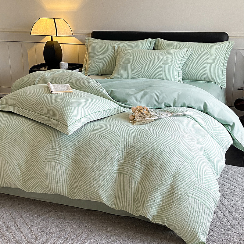 全棉磨毛四件套纯棉保暖