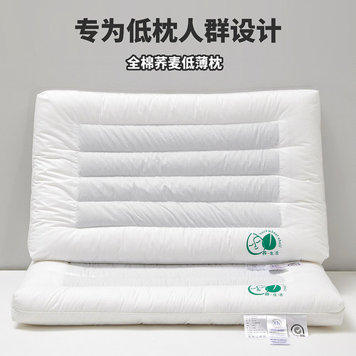 自然醒荞麦枕头护颈椎助睡眠枕芯