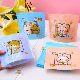 曲奇饼干礼物包装 袋圣诞儿童节零食自封袋糖果食品密封袋礼品小袋