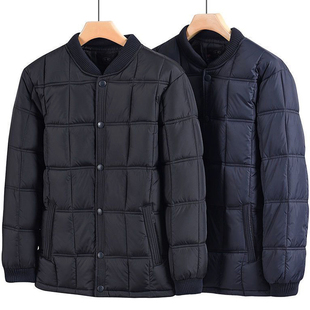 反季棉衣男宽松大码外套中老年男士羽绒棉袄内外穿老人内胆棉服男