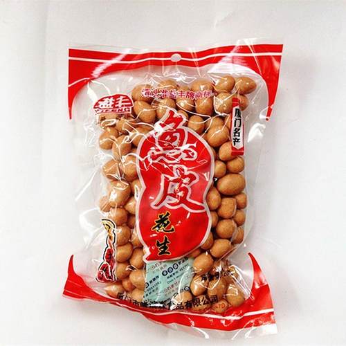 新货益丰鱼皮花生厦门特产下酒菜t小吃坚果炒货花生米办公室休闲