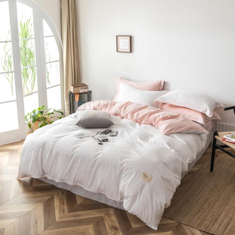 简约风被套单件水洗棉单人双人