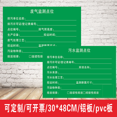 污水排放口危险废物贮存设施标牌