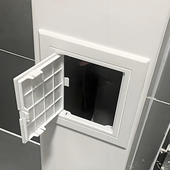 PVC检修口110下水管检查口盖板管道排水管卫生间下水道塑料装 饰盖