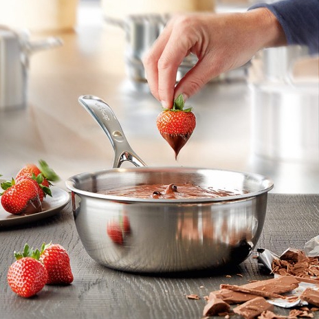 现货 比利时产 DEMEYERE Atlantis 七层不锈钢煎炒锅 碗形锅