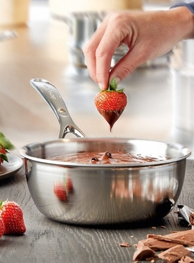 现货 比利时产 DEMEYERE Atlantis 七层不锈钢煎炒锅 碗形锅