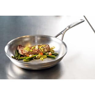 24cm现货 比利时产 DEMEYERE Proline七层不锈钢平底煎锅 嘉格纳