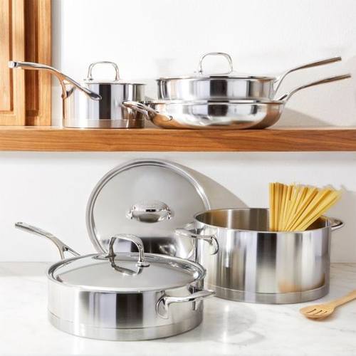 比利时产 DEMEYERE Atlantis 七层不锈钢锅嘉格纳配套