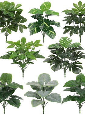 仿真花植物墙配材婚庆背景装饰叶子客厅家居装饰落地摆件仿真