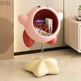 星之卡比创意粉胖子零食架客厅摆件沙发旁房间装 饰品生日乔迁
