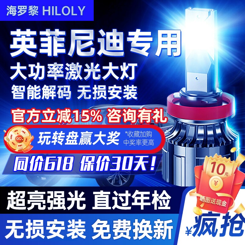 【央ma推荐】英菲尼迪LED大灯