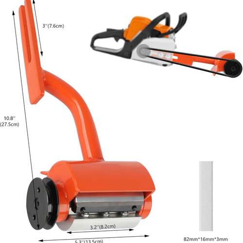 跨境源厂家头带款皮去皮取平刨皮花茯JHE苓木材链锯斯蒂尔剥富士