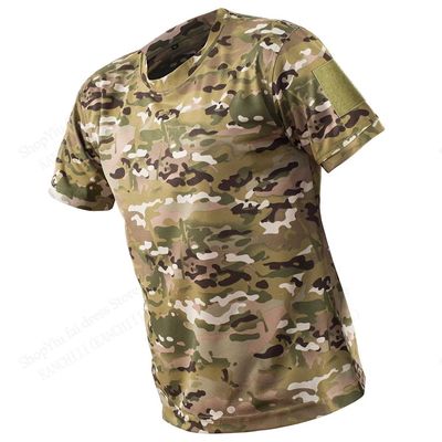 Camo T Shirt Tactical Camouflage 3d Print T-shirt Men Fashio
