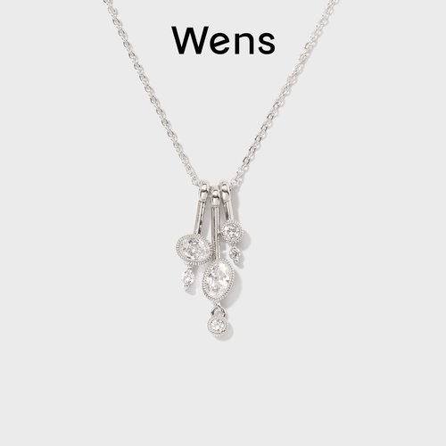 Wens星辰系列锆石锁骨链闪耀
