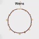 Wens「THE KISS」雕刻纹理吊坠串珠项链手链女红色新年礼物送女友