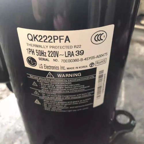 QKS208HNA QKS208HNB QJ208HMA QJ208HCA QK222PFA 1.5匹LG压缩机