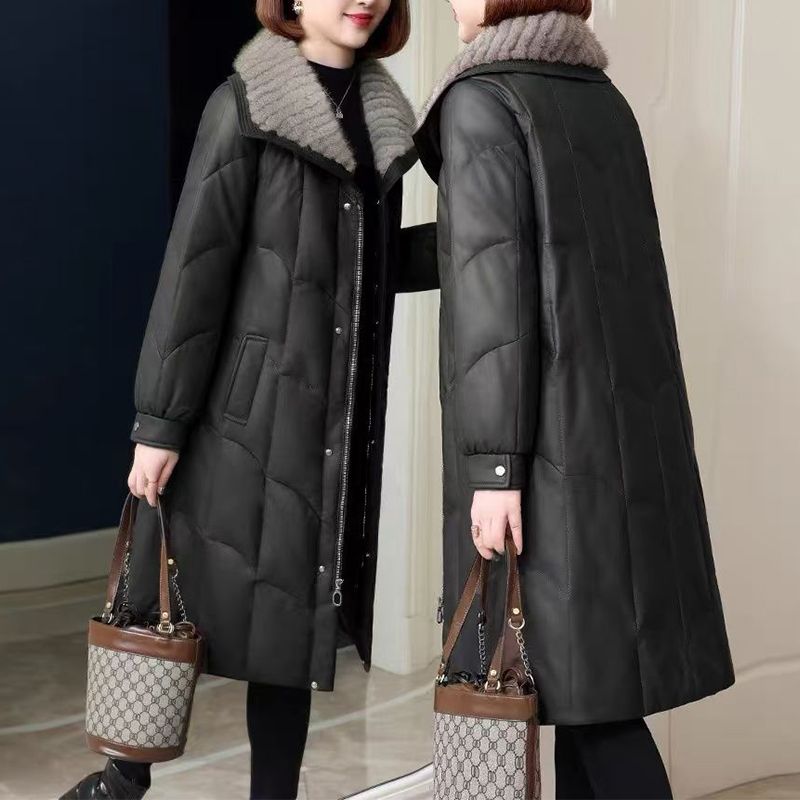 中年冬季海宁妈妈羊驼绒