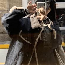 2toyoung保暖开挂帅气重工复古毛毛牛仔加厚外套女显瘦保暖夹克冬