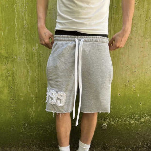 women sweatpants sport Men quarter and five pants
